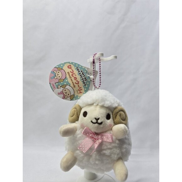 Hitsuji Other - Hitsuji no Wooly Sheep White Amuse Plush 4" Stuffed Toy Doll Japan Keychain